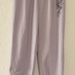Romwe  Light Purple Track Pants with Dragon Print Photo 0