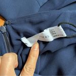 Fame and Partners Navy Tie Back Cut Out Dress Photo 13