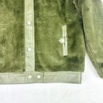 Avec Les Filles Anthropologie  Verdant Faux Fur Jacket Size Small Greenc Photo 3