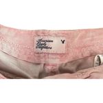 American Eagle Y2K Linen Blend Micro Shorts Womens Sz 6 Pink Tie Dye Low Rise Photo 2