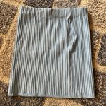 Coquette Cottagecore No Brand Baby Blue Elastic Ribbed Mini Skirt Women's Size S Photo 1