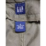 Gap Vintage NEW Women's Wide Leg Ankle Zip Pants Size 8 Olive Army Green Cotton Photo 3