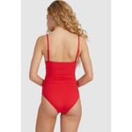 Seafolly New. red plunge swimsuit. Size 12. Retails $149 Photo 5