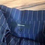 VERO MODA  Size S Pinstripe Blue And White Paper bag Shorts Academia Rolled Hem Photo 1