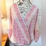 MADELYNN Boho Floral Print Front Wrap V Photo 0