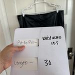 Eloquii NWT  black faux leather skirt size 18 Photo 7