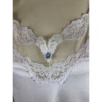 American Vintage Melody Lingerie full slip with lace in white size 38 Photo 4