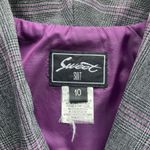 Sweet Suit Plaid Skirt & Blazer 10 Ribbon Bow Pleated Hem Y2k Coquette Academia Photo 9