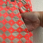 NWT STYLUS neon “tangerine fun” diamond embroidered shorts 12 Orange Photo 3