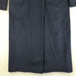 Charter Club Vtg Charter Navy Blue Wool Long Coat Double Breasted One Button Womens 6 Petite Photo 7