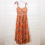Hutch NEW Brianna Orange Tropical Floral Maxi Dress, Small, MSRP $398 Photo 6