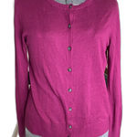 Ann Taylor  Loft Classic Button Down Wool Viscose Blend Sweater Cardigan Womens M Photo 0