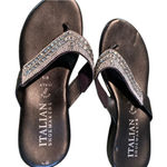 Italian Shoemakers #202 ITALIAN SHOEMAKER Crystal Sandals Photo 1
