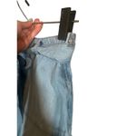 ZARA  Light Blue Denim Belted Side Zipper A-line Mini Skirt Women Sz M Photo 5