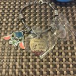 🩷💙Stitch Charm Bracelet with Blue Pouch🩷💙 Silver Photo 1