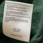 ANINE BING Cashmere Ruffle Knit Sweater emerald Photo 15