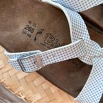 Birki’s by Birkenstock blue gingham‎ sandals Size 10 Photo 2