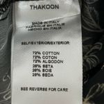 NWT Thakoon Black Flower Printed Button Up Shirt Dress Womens Size 2 Photo 8