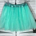 Aqua Green Lace Tutu Skirt Size Small Medium Photo 0