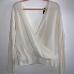 Open Back Sweater White Size L Photo 0