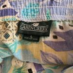 Cabin creek  Womens Maxi Skirt L Large 40” Tropical Floral Print Blue Purple Photo 5