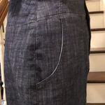 LONDON Women’s Denim Maxi Jean Long Skirt With Center Back Vent Pockets Sz 8 Blue Photo 12