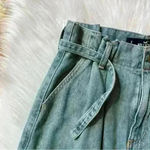 Hollister Paper Bag Waist Jean Skirt Ultra High Rise 27/5 Photo 2