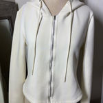 Jil Sander  Cream Fitted Cropped Sweatshirt NWOT Photo 0