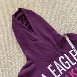 American Eagle  Vintage Soft Graphic Purple Hoodie Pullover Y2K Sweater Small EUC Photo 5