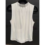 White House | Black Market Sleeveless Top Medium Ruffled Tank Work Office Shirt Photo 1