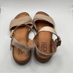 Miz Mooz  ankle buckle sandals leather ankle taupe size 37 US 6-6.5 Photo 6