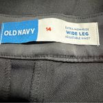 Old Navy  Extra High-Waisted Wide-Leg Trouser Pants women's 14 NWT in black Photo 5