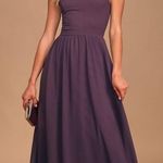 Lulus Long Purple Dress Photo 0
