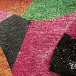 Rebecca Vallance Copacabana Shimmer Geo Mini Dress Size 0 NWT Black Photo 12