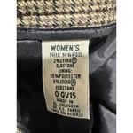 LL Bean Women's Wool Blend Houndstooth Trousers Pants Size 6 Regular Tan Brown Photo 4