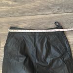 Vintage BERMANS EDGY TIMELESS Black Leather Skirt size 8 Photo 5