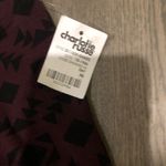 Charlotte Russe NWT Maroon & Black  Leggings Photo 2