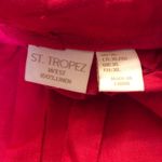 St. Tropez 100% Linen Mini Skirt Pink Deep Coral XL  West Photo 3