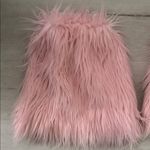 Pink EDC Rave Rave GoGo Fuzzy Fuzzies Leg Warmers Handmade Photo 1