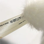 Free People  FP One Sela Cardi White Fluffy Eyelash Sweater Cardigan Size Small Photo 4