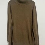 H by Halston 🦋 Women’s Olive Green Turtleneck Sweater Medium M Photo 0