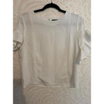 Drew Saks 5th Ave Luxury Brand  Blouse with Ruffle Sleeves Photo 2
