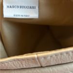 Marco Buggiani Italy cream tan leather messenger bag Photo 10