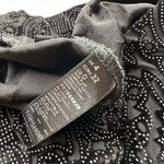 Topshop Burn Out Velvet Black Leggings Sheer Paisley Pattern Size 0 Photo 6