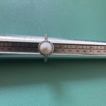 Fragrant Jewels  Pearlesque and Silver ring. NWOT. Size 9 Photo 0