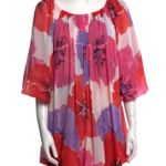 MISA Los Angeles Misa Devon Floral Off Shoulder Mini Dress in Poppy Love Size S NWT Photo 1