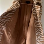 Ann Taylor Wool Blend Golden Zebra Trench Coat Photo 4