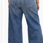 Good American  wide leg ease diamond pattern 10 Photo 2