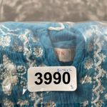 Pink Chicken Dress Womens Medium Blue Boho Hippie Gauzy Embroidered Flowy Tassel Photo 12