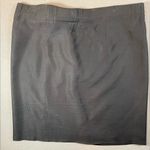 Henri Bendel  Mini Wrap Skirt Black Silk & Cotton‎ Vintage Size 14 Photo 7